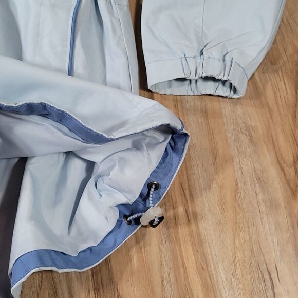 ☔️🔹️Columbia Blue Evolution Valley Two-Tone Zippered Jacket w/Hood Small - Picture 10 of 14